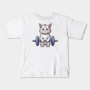 Gym Cat Kids T-Shirt